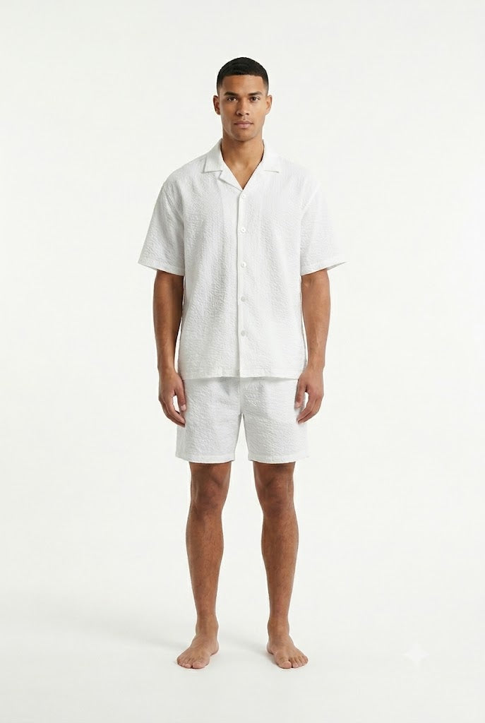 V linen set