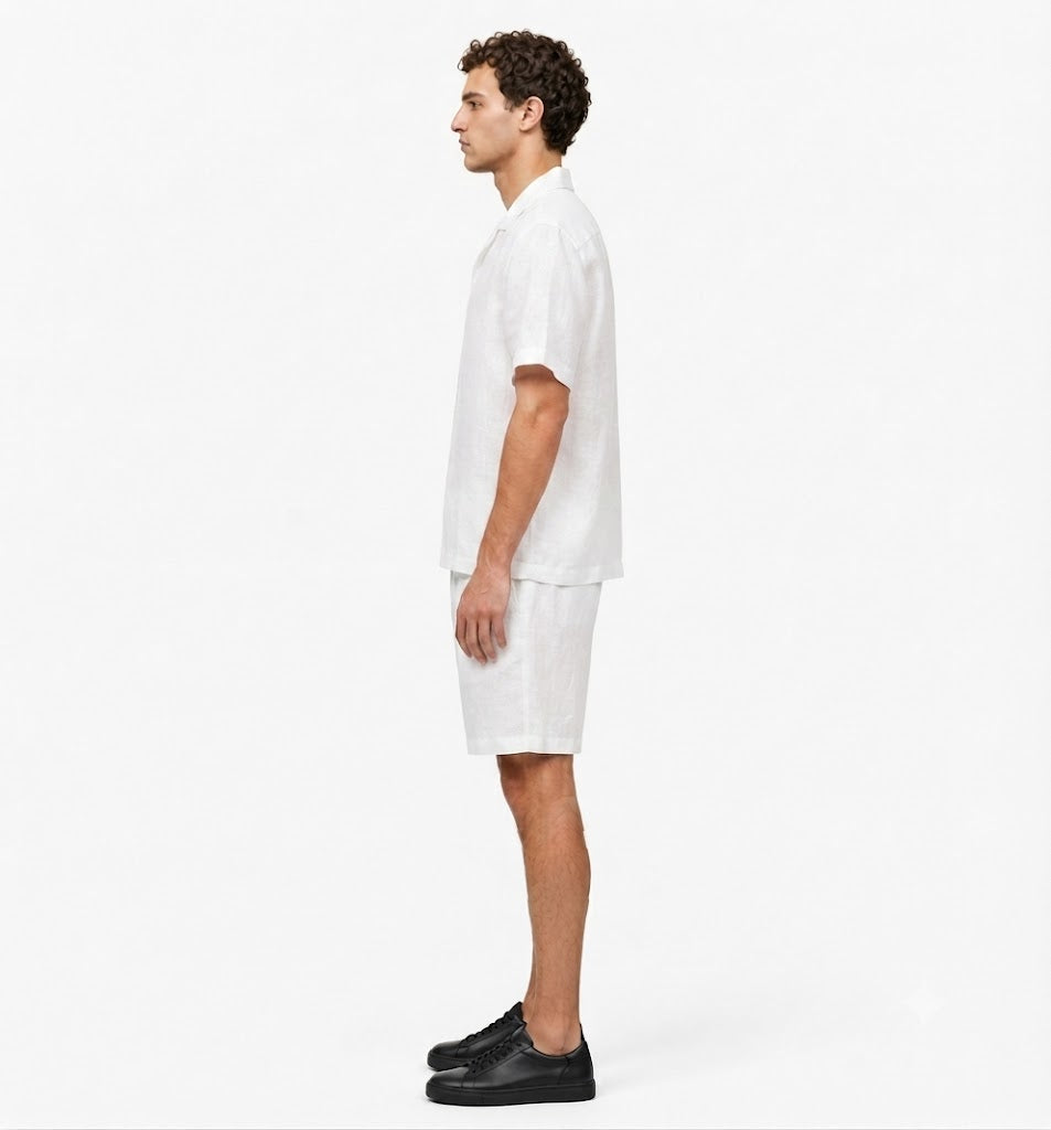 White V linen set