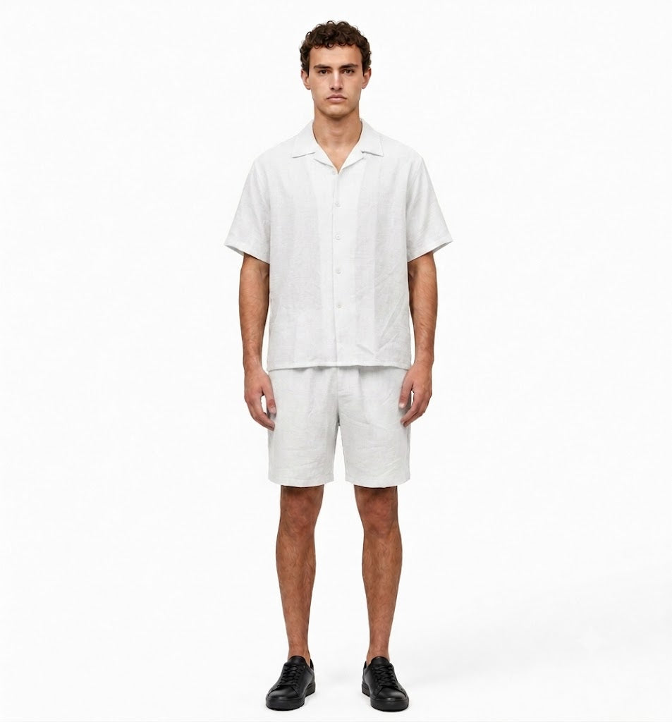 White V linen set