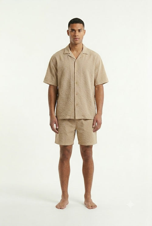 V linen set