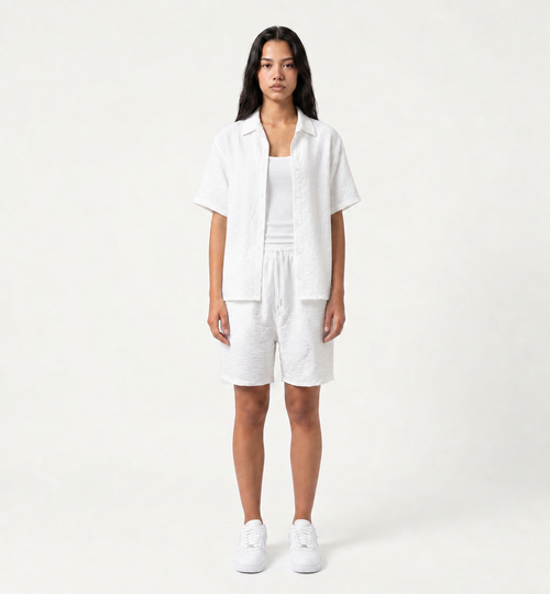 V linen set