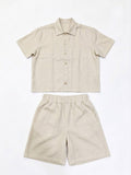 V linen set