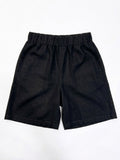V linen short